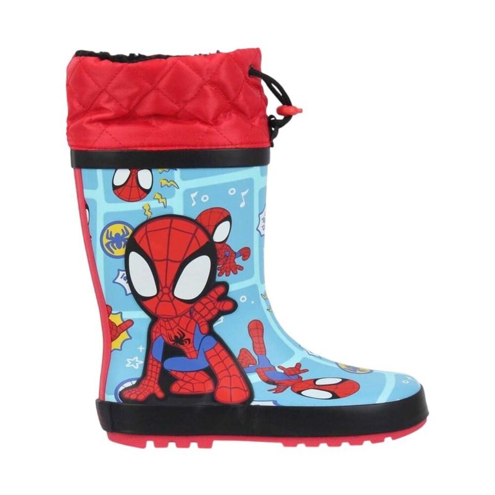 Spider-Man Childrens/Kids Rain Boots / Red/Blue